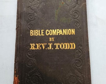 Antique Bible Reading Guide by Rev. John Todd