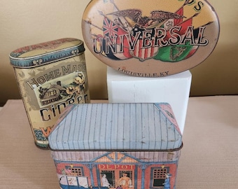 Juego de latas vintage