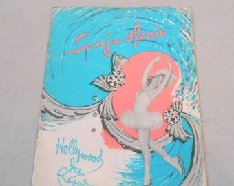 1948 Programa Sonja Henie Hollywood Ice Revue