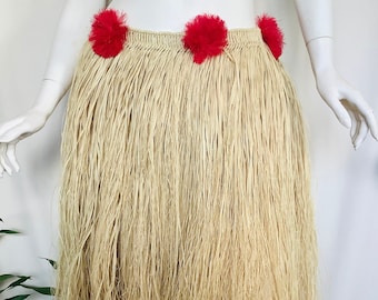 Authentic Natural Grass Skirt Only. Polyesian Natural Manafau, Mo're, Grass  Skirt or Hula Skirt. 