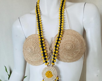 Handmade Natural Organic Seeds Necklace