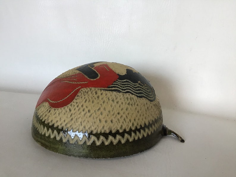 Rastafarian Bowls Traditional Living Wall Art, Cultural 2 Hand Carved Organic Calabash Mezcal,Gourds,Carved wooden bowls