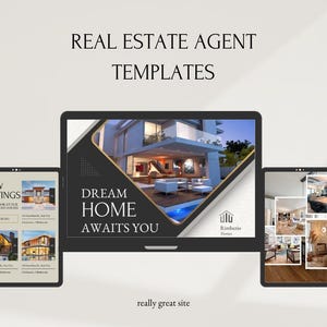 Paquete de plantillas para agentes inmobiliarios