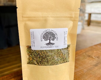 Peppermint Tea - Refreshing Herbal Blend - Small Batch Wellness Tea