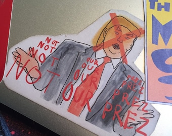 Anti-Trump Sticker