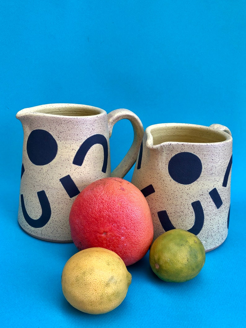 ceramic pitcher, lemonade and water pitcher, shape pitcher image 3