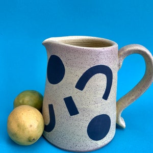 ceramic pitcher, lemonade and water pitcher, shape pitcher image 2