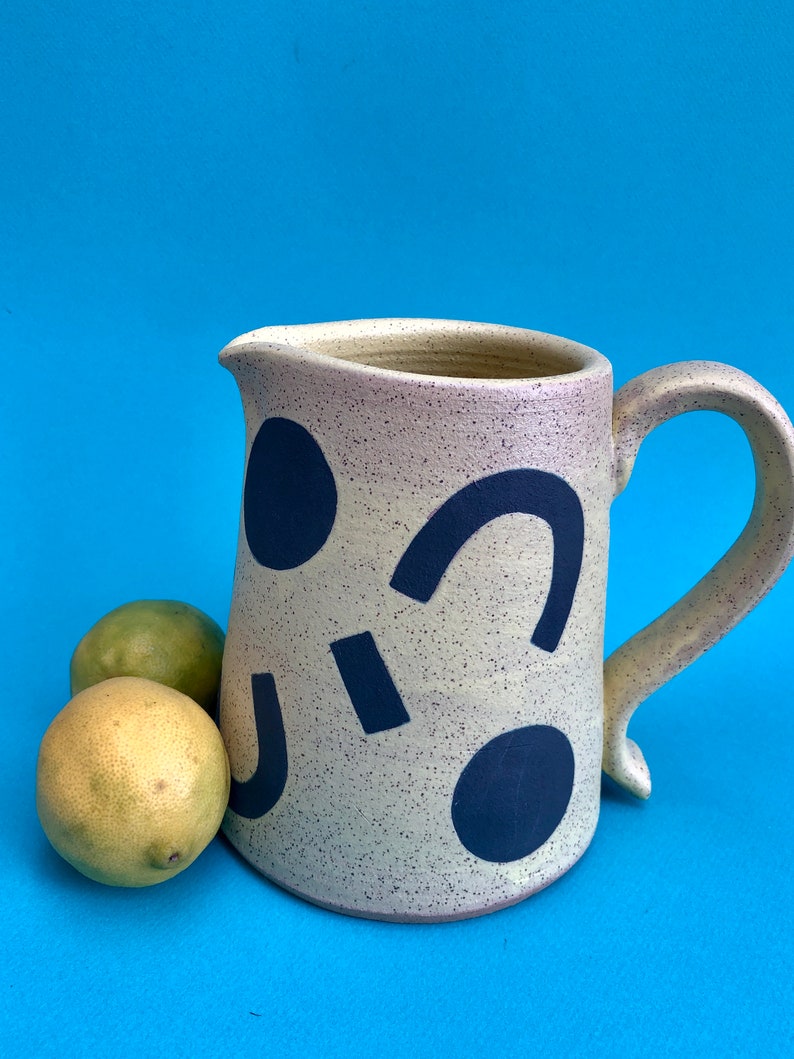 ceramic pitcher, lemonade and water pitcher, shape pitcher image 2