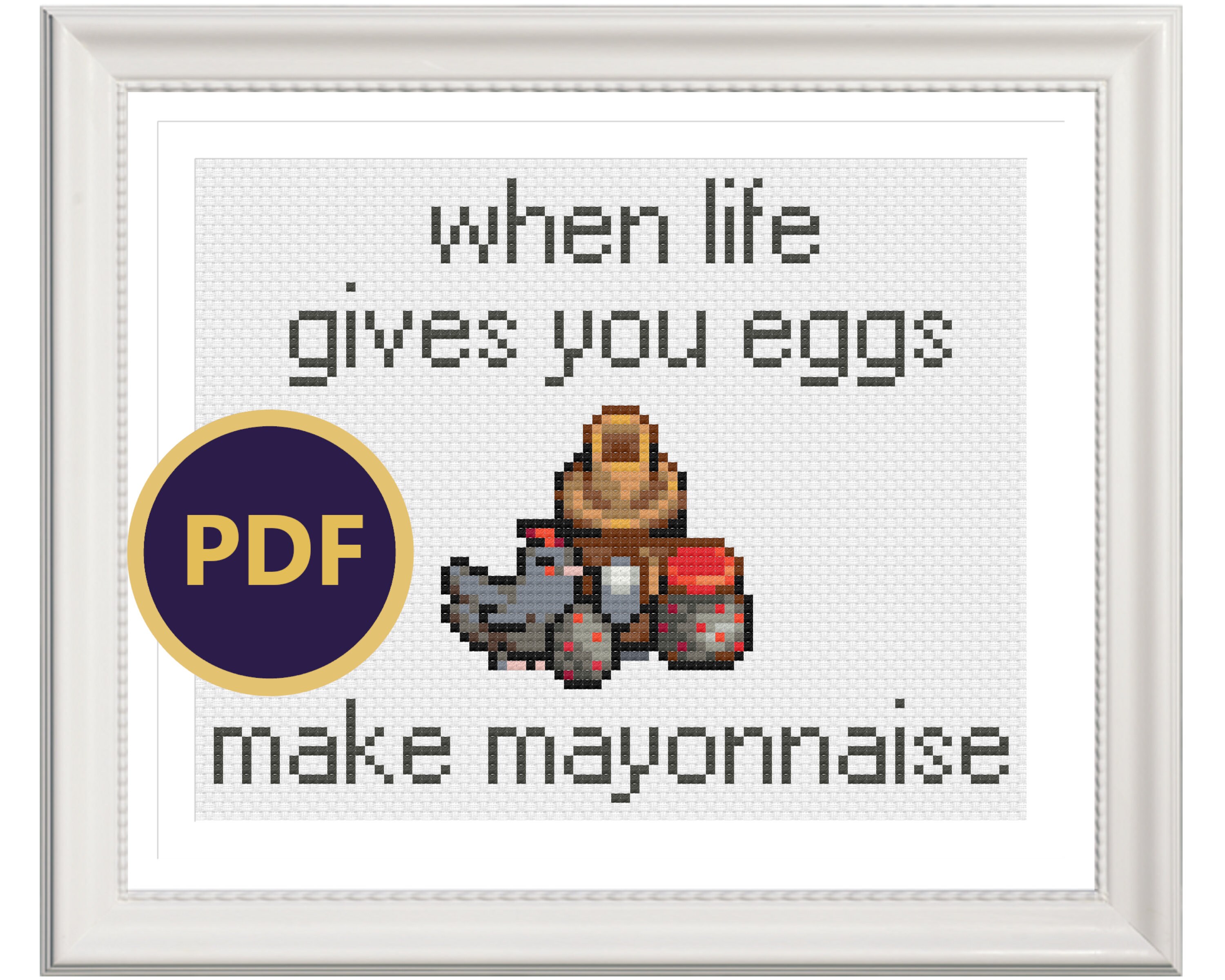 PDF Stardew Valley Void Chicken Make Mayonnaise Digital Download Cross