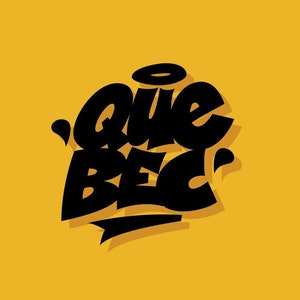 Quebec City vector graffiti logo svg