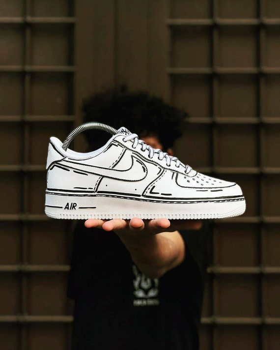 Cartoon Nike Airforce 1 | Etsy