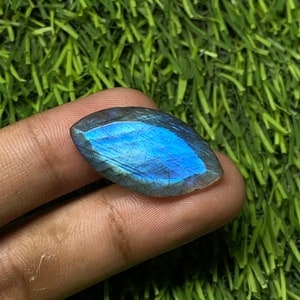Labradorita talla marquesa, 16,55 cts, calidad superior, labradorita natural facetada, labradorita marquesa, 30 x 16 x 6 mm para joyería AT-2126