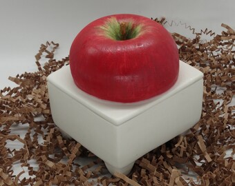 apple on the box for kitchen decor ceramic apple on the box for gift  box for chocolates