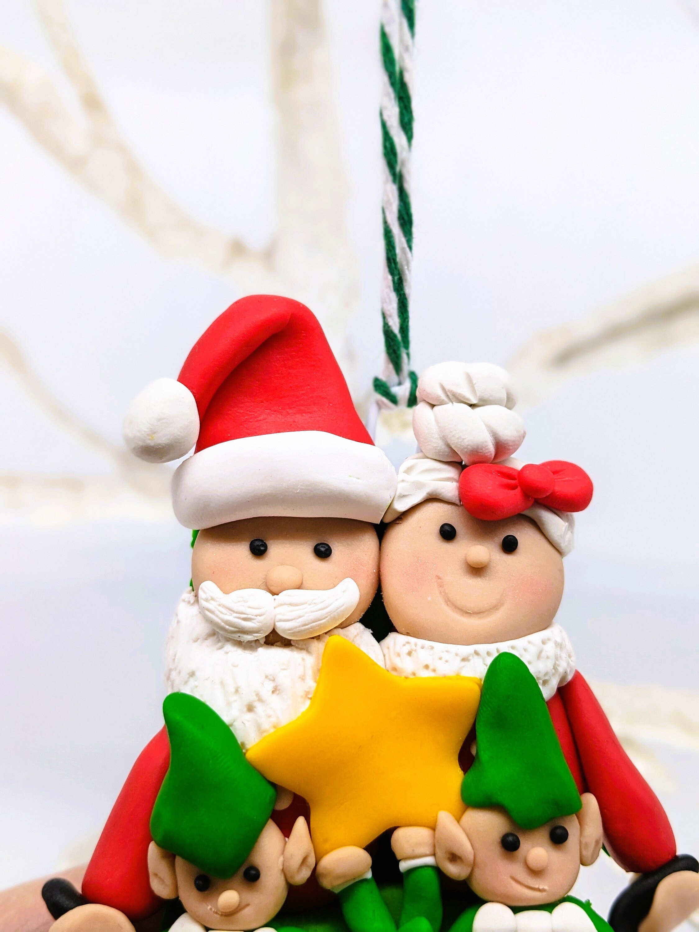 Personalised Family Christmas Tree Ornament Handmade Xmas - Etsy UK