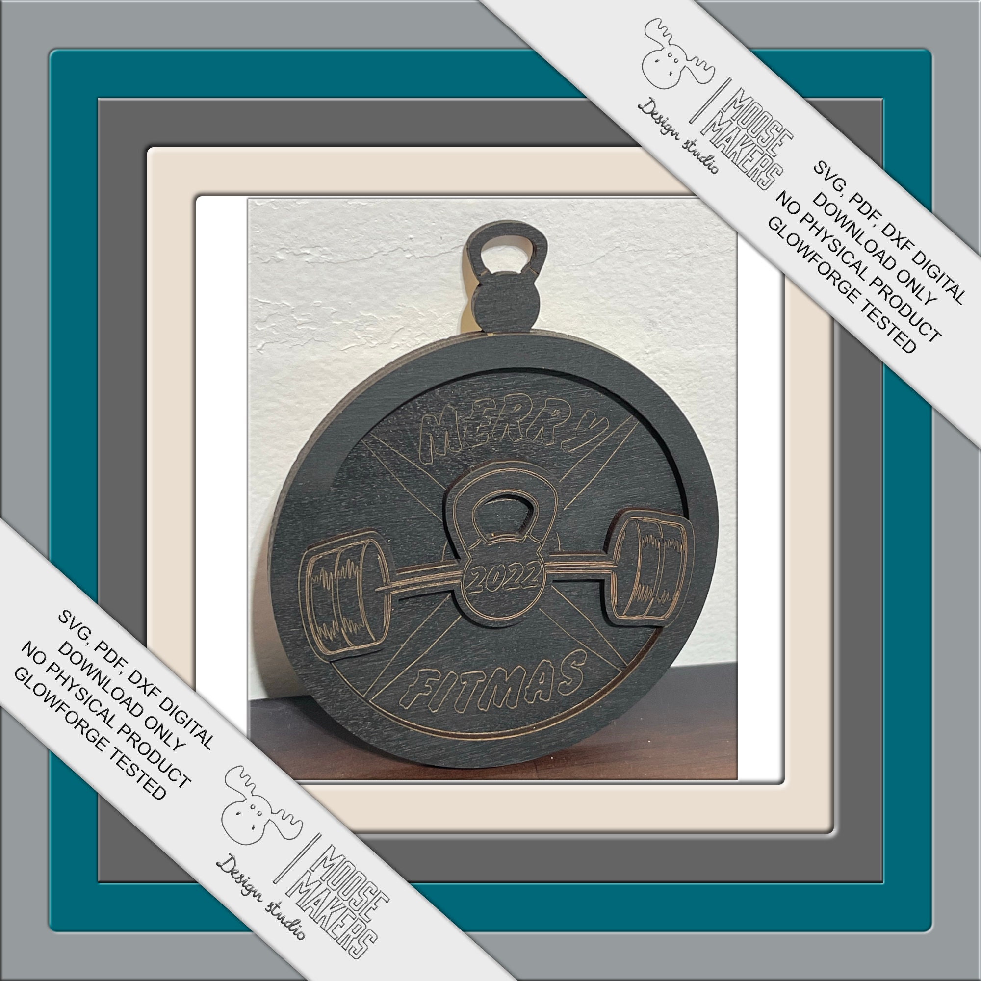 2022 Instant Digital Download ~   Weight Plate Crossfit svg cut file,  - about 3.8" round