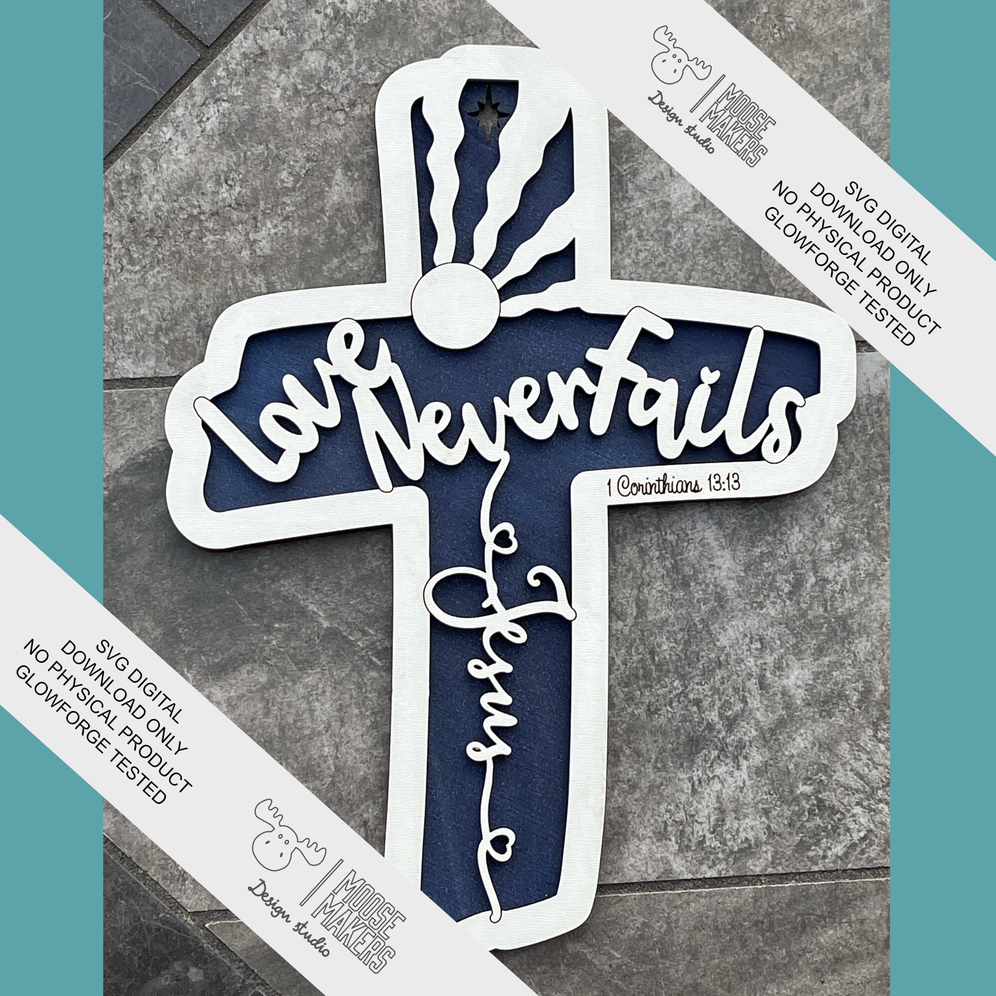 Love Every Day Cross Top main image 1