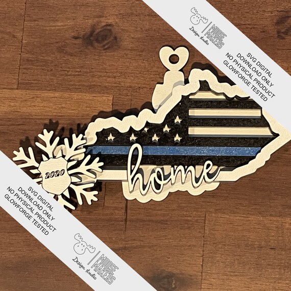 KY Blue Line Digital Download File Updated for 2021 Kentucky - Etsy