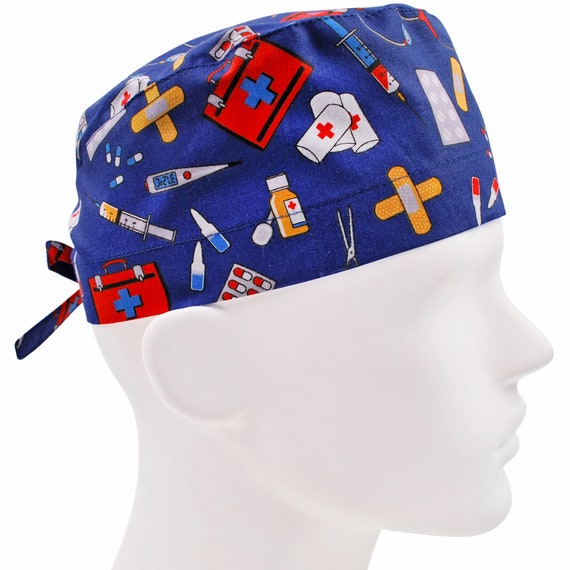 Scrub Cap Men Surgical Hat Nurse Cap 