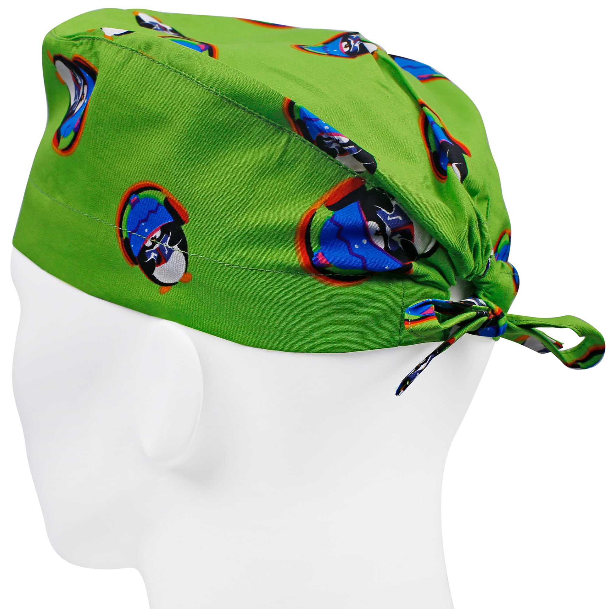 YZUOUZY Scrub Caps Women Scrub Cap Men Surgical Cap Decorative Watercolor Petunia 1 Pack