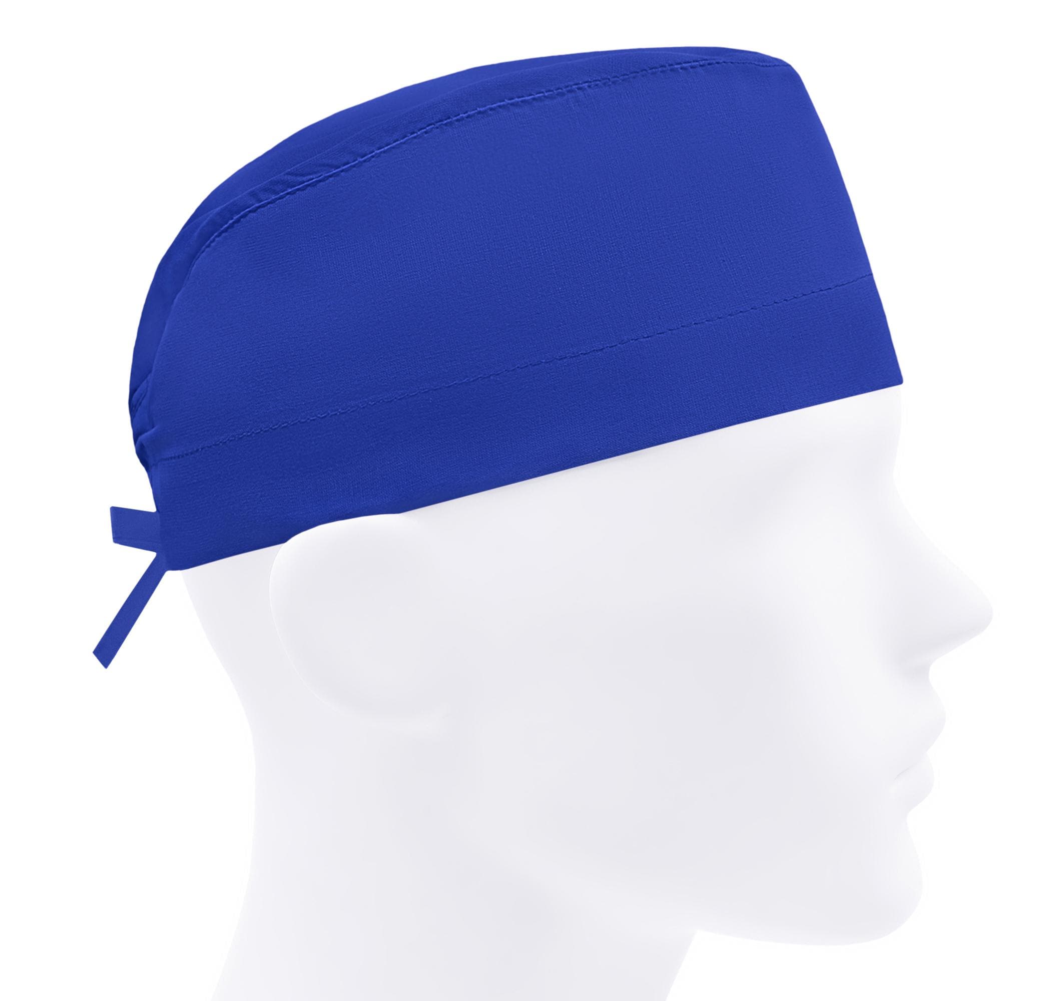 Scrub caps men, surgical cap, scrub hats plain, nurse hat solid, royal blue scrub cap