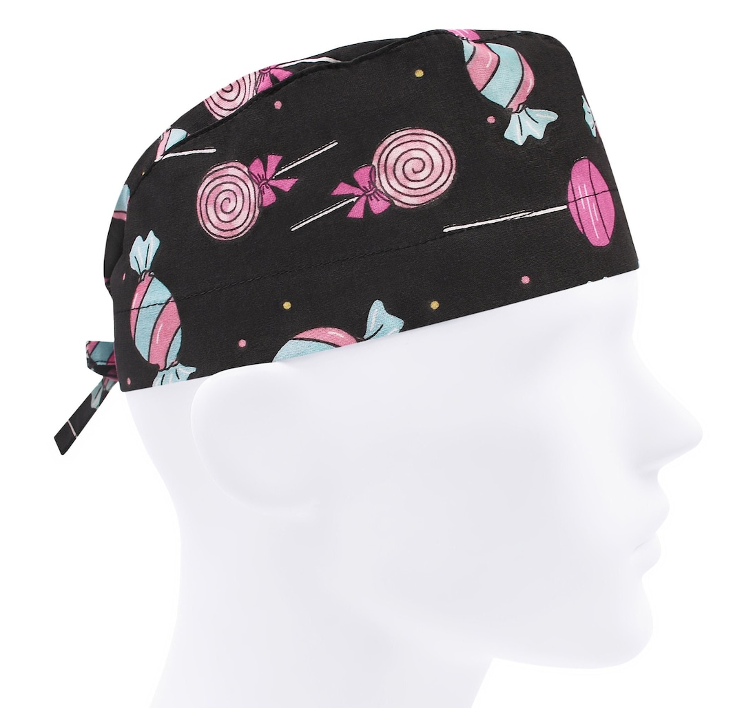 Surgical Cap Men Scrub Caps Scrub Hats Surgery Hat Candy Etsy