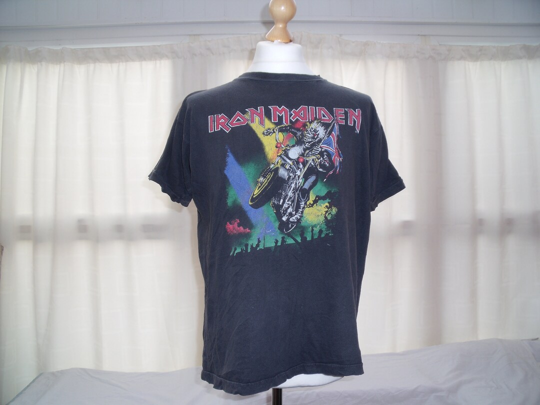 Vintage Iron Maiden T Shirt Black - Etsy