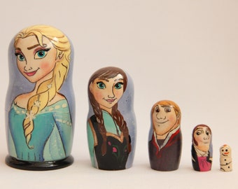 Frozen 2024 nesting dolls