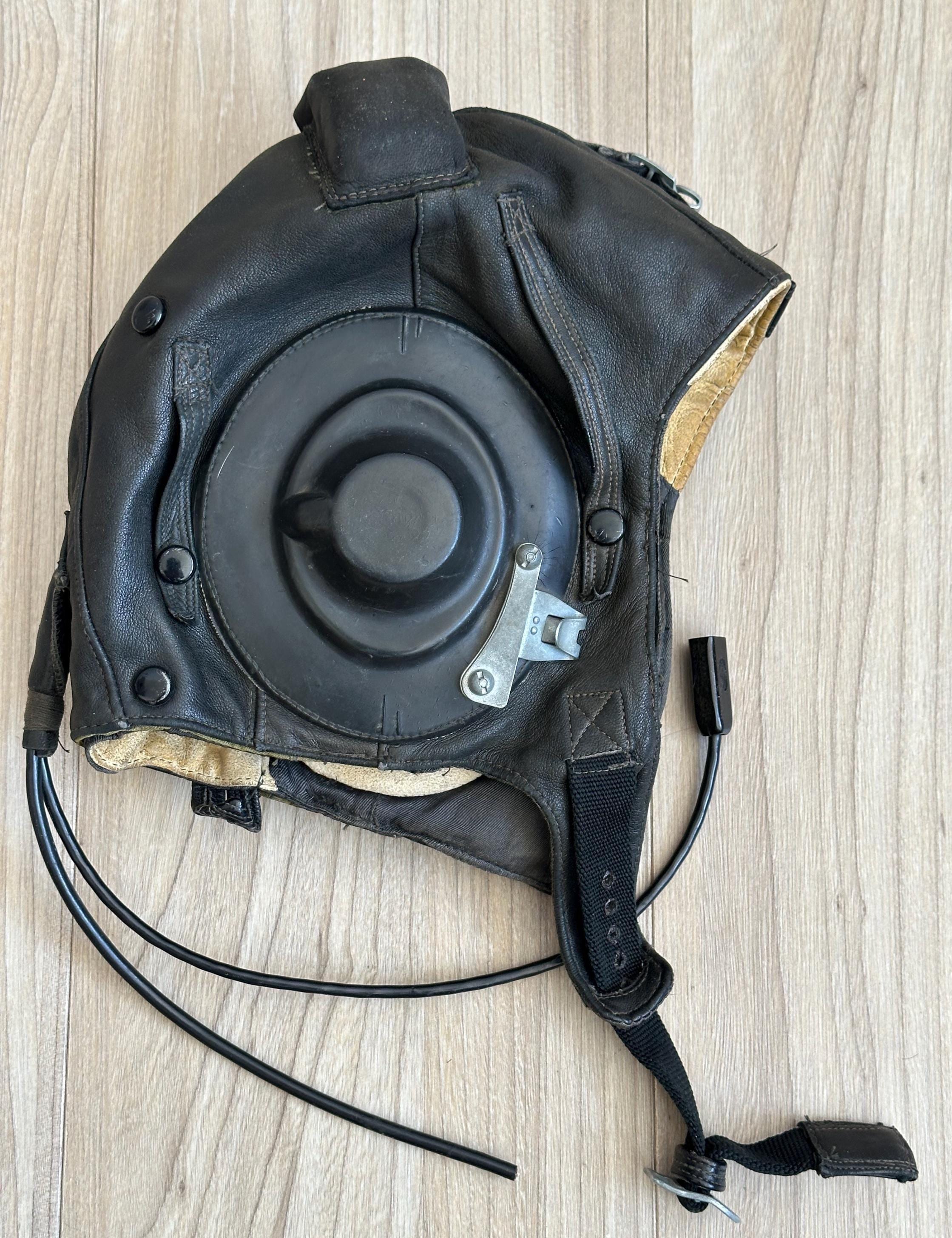 オリジナルソビエトパイロットヘルメット、ヘッドセット付きミリタリー