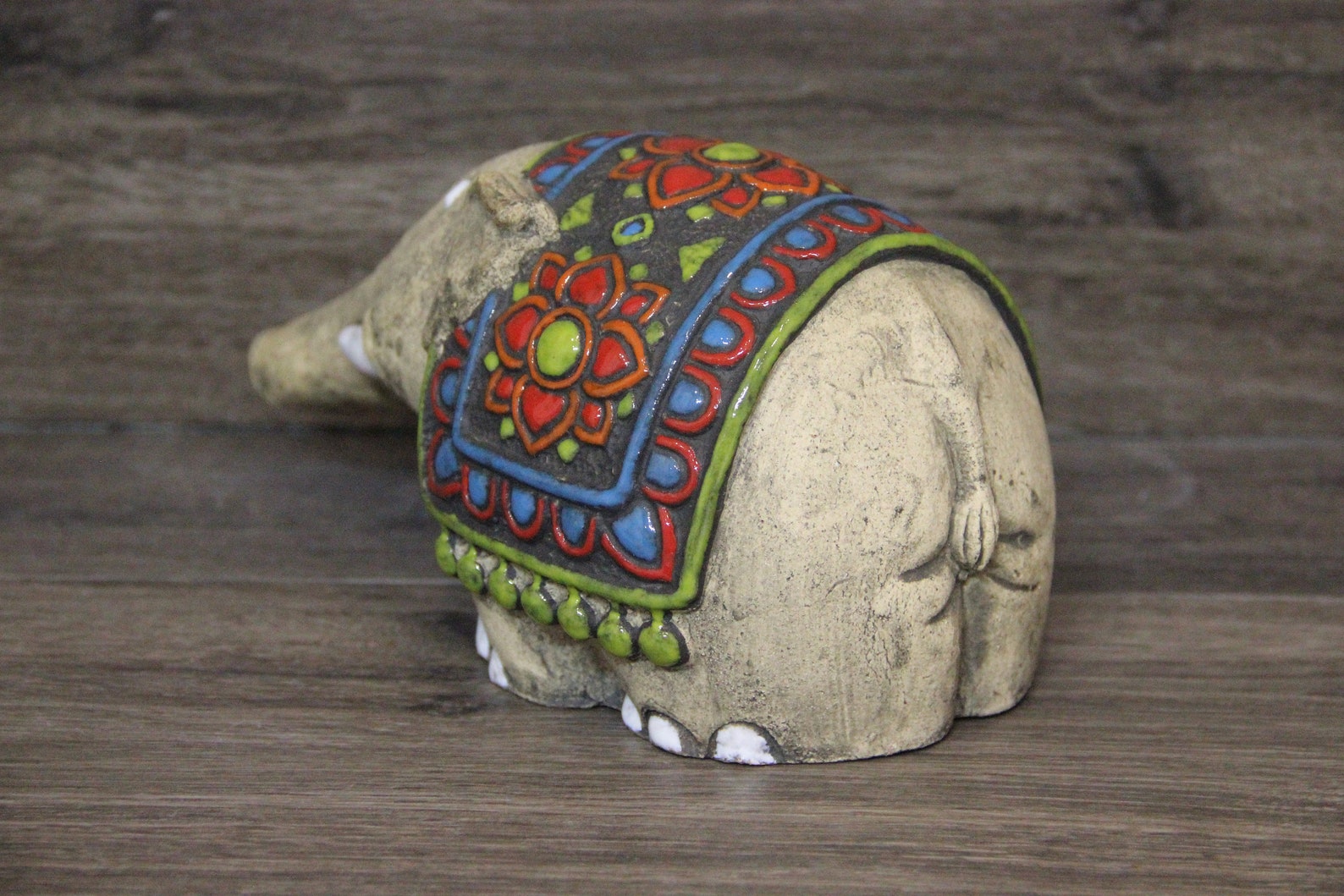 Ceramic Figurine Elephant 4.33 Collectable Ceramic Etsy