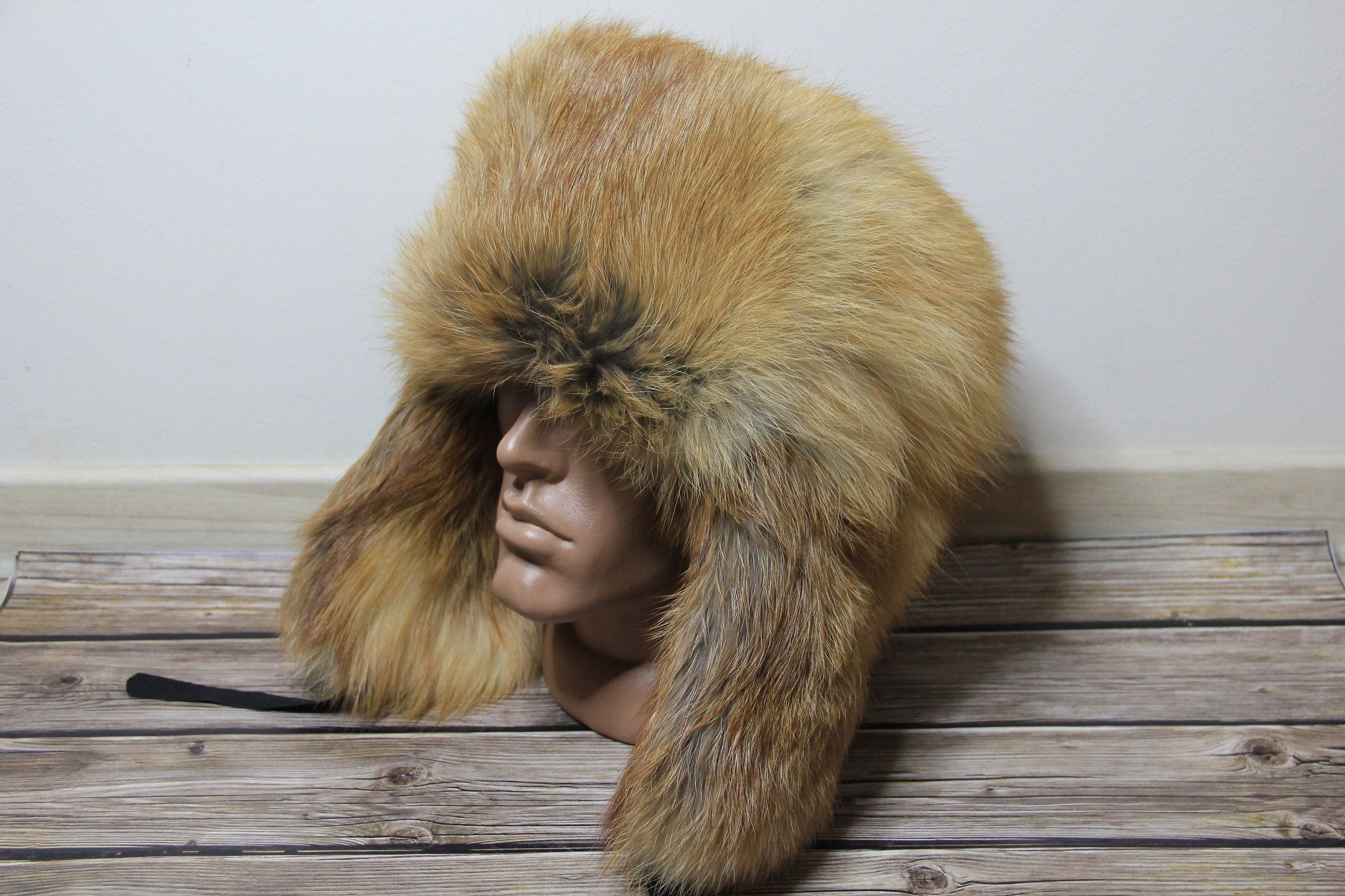 Vintage Fur Hat Russian Fox - Etsy display picture 2