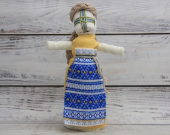 Exclusive Handmade Motanka Doll 7.87", Motanka Ethnic Doll, Ukrainian Traditions, Talisman Doll, Amulet Doll, Motanka Bereginya