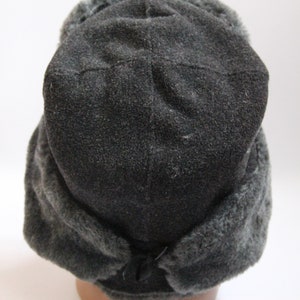 Vintage Winter Faux Fur Hat, Soviet Army Design Ushanka Hat, Soviet ...