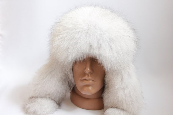 Top Quality!!! MADE in UKRAINE Winter Polar Fox Fur Hat  display picture 3