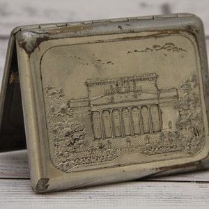 Vintage sowjetisches Zigarettenetui, Zigarettenhalter aus der Sowjetzeit, hergestellt in der UdSSR, Zigarettenhalter, Raucherzubehör