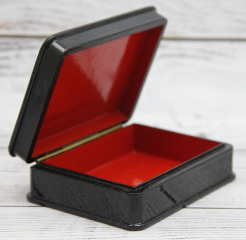 Russian Lacquer Box Gift Box Church Jewelry Box Home Decor Handmade Fedoskino Art Painting School