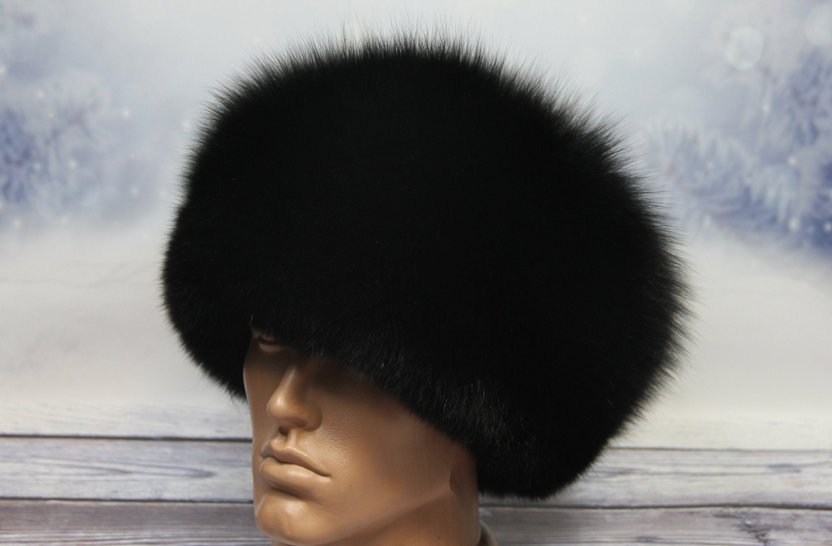 Russian/Ukraine fur hat Ukrainian Rabbit Fur Ushanka – KommandoStore main image 2