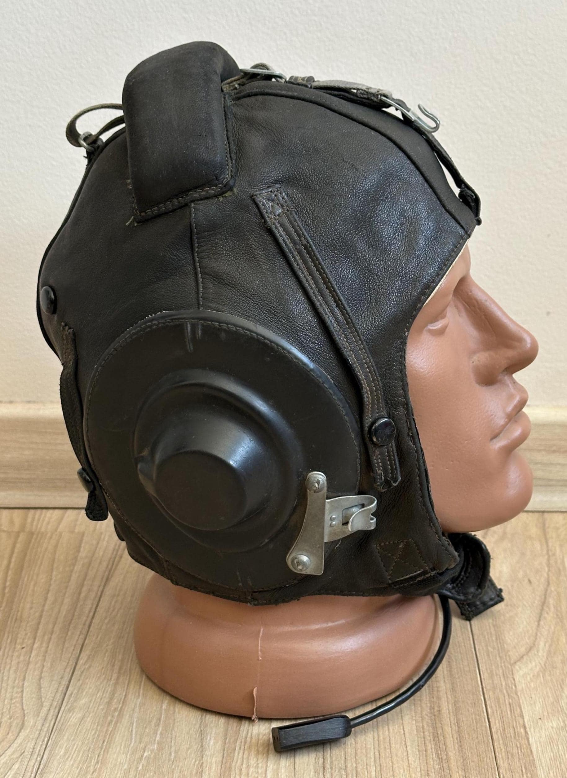 オリジナルソビエトパイロットヘルメット、ヘッドセット付きミリタリー