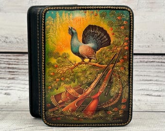 Ukrainian Lacquer Box, Ukrainian Art Painting School, Fairy Tale, Handmade Jewelry Box, Trinket Box, Home Decor, Gift Box