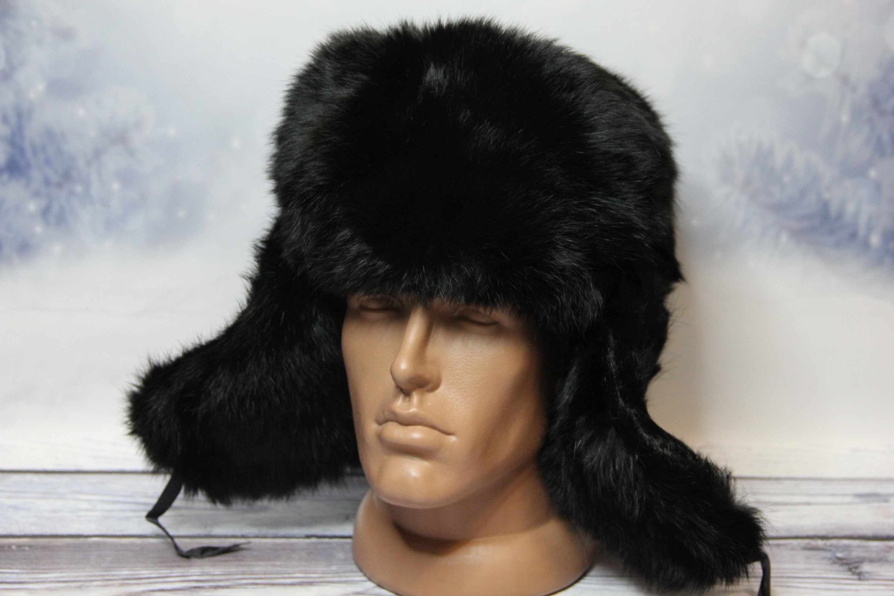 Grey Babushka Faux Fur Hat – Tamo Design