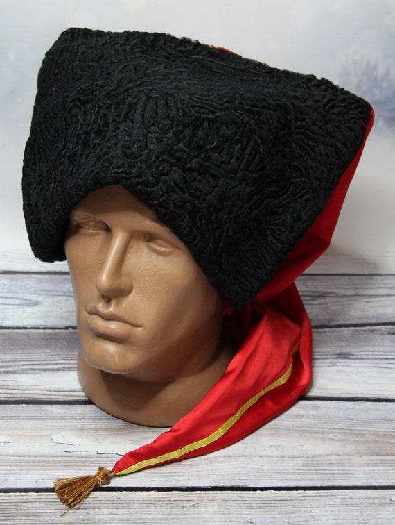 Vintage Lamb Fur Cossack Style Russian Winter Hat Made in Italy Vintage Echt Toscana Lamm Winter Hat White Real Sheepskin  main image 2