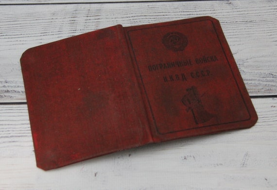 Vintage Soviet Document WWII Military ID of the U… - image 2