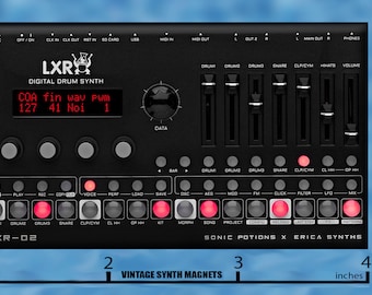 Erica Synths Syntrx Synthesizer Refrigerator Magnet