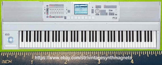 Korg M3 Radias M50 61 73 88 yellow red blue synthesizer - Etsy 日本