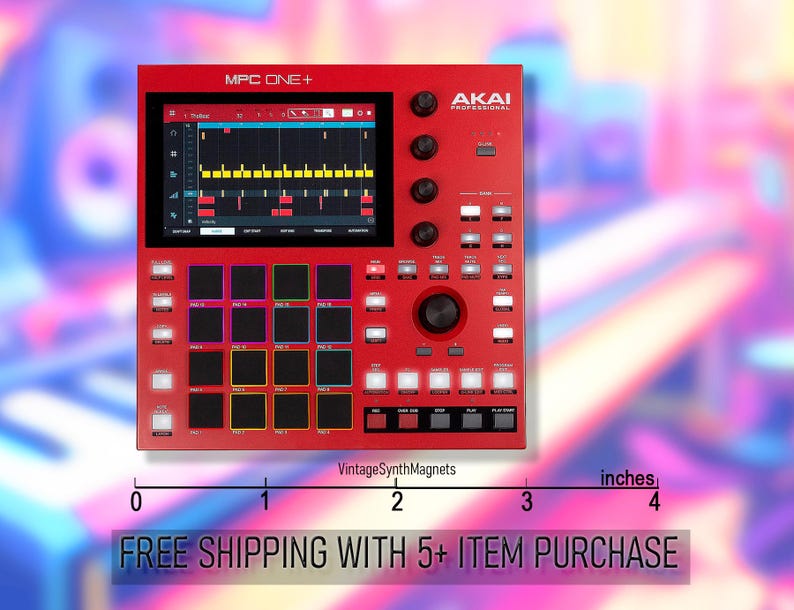 Teclas Akai MPC 61 Live 2 retro MPK Advance Miniak sintetizador controlador MIDI sintetizador imán de refrigerador MPC ONE+