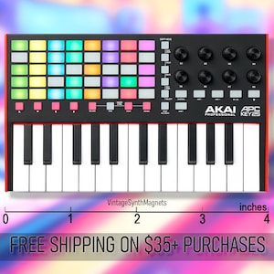 Akai Fridge Magnet MPC MPK APC Keys Tomcat Timbrewolf Fire Force