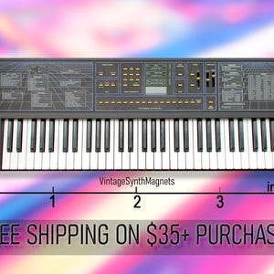 Imán para refrigerador del sintetizador Elka Synthex EK-22 Rhapsody EK-22