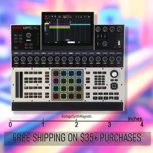 Akai MPC series drum machine synthesizer magnet 60 500 1000 60II 2000xl 3000