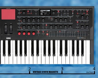 Imán para nevera sintetizador Korg Modwave 700FS Mini OpSix MS-20