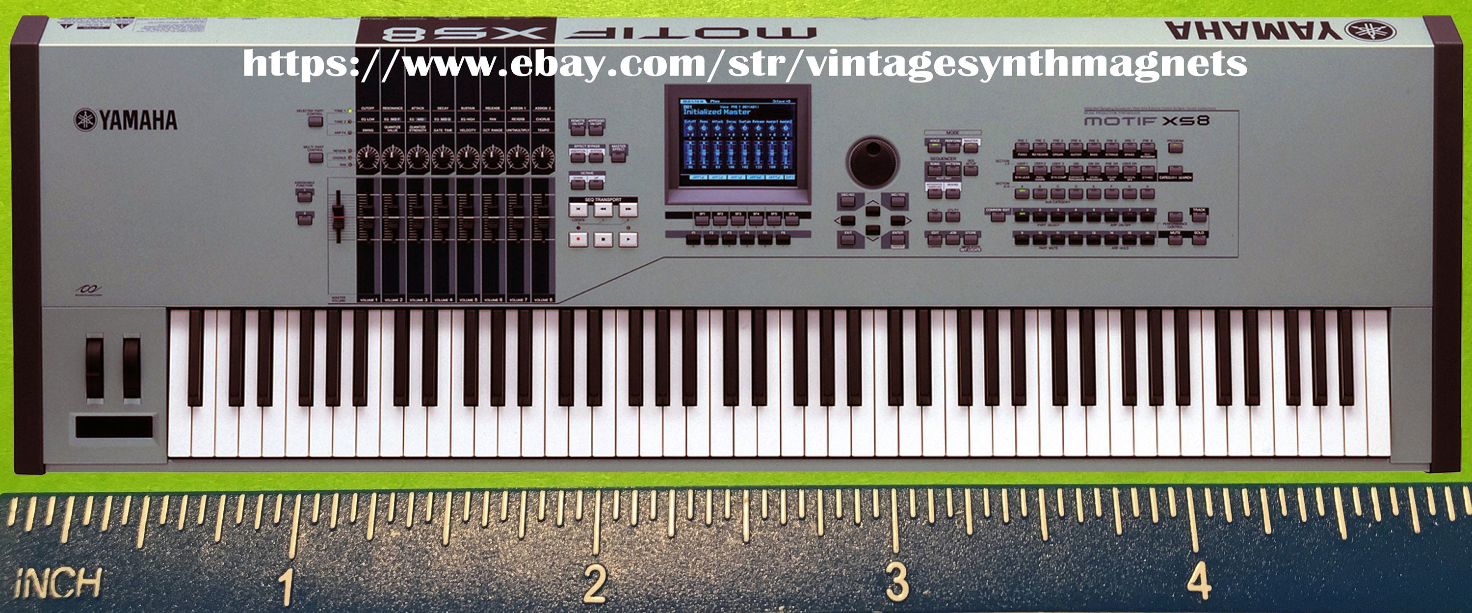 Yamaha MOTIF XS ES 6 7 8 Synthesizer Refrigerator Magnet Etsy