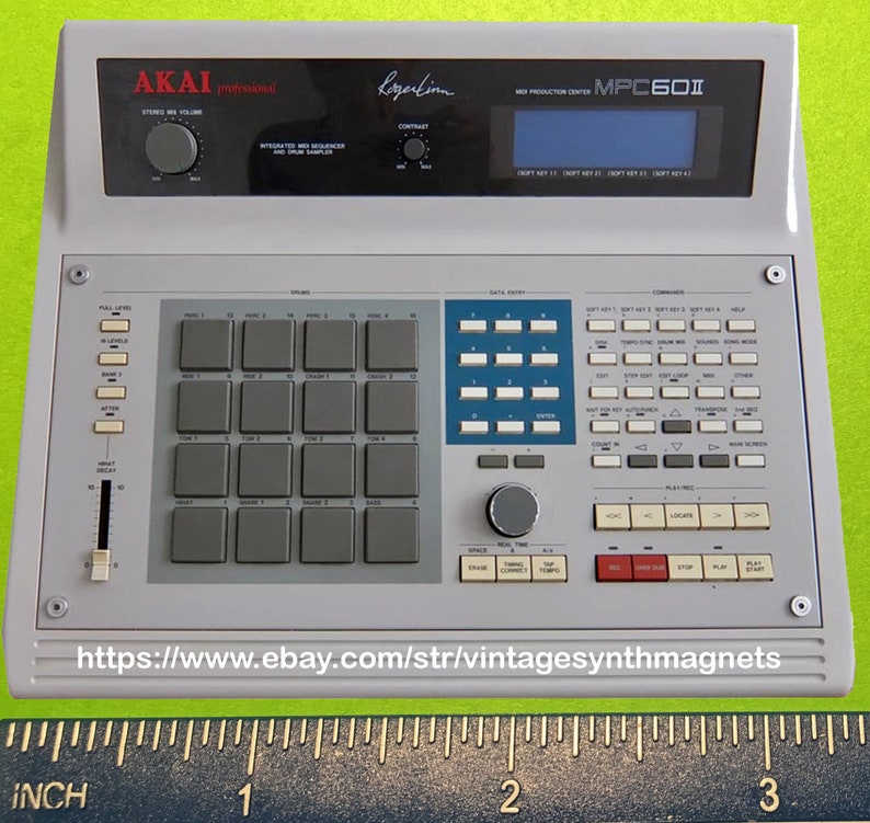 Akai MPC series drum machine synthesizer 60 500 1000 Etsy